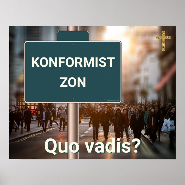 Affisch - Konformistzon (Framsidan)