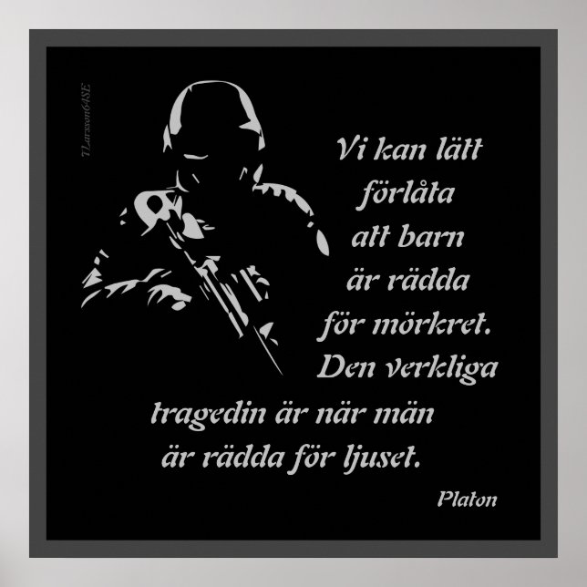 Affisch — Ljusskygg (Framsidan)