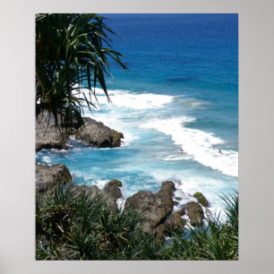 Affisch Lookout At Point Danger Australien