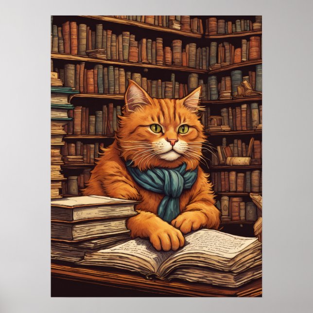 affisch med bibliotekskatt #17 (Framsidan)