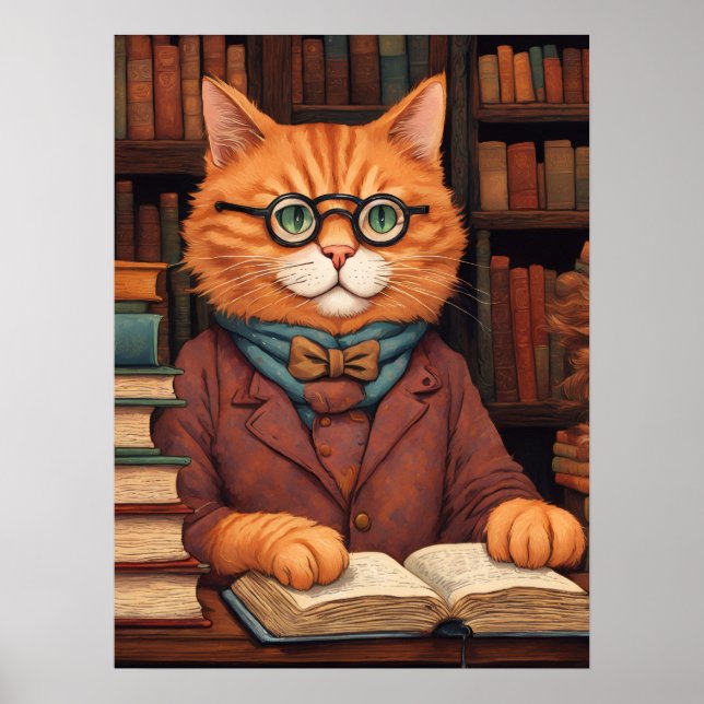affisch med bibliotekskatt #19 (Framsidan)