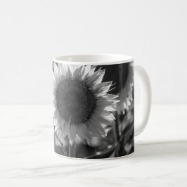 Affisch - Monokroma solrosor Kaffemugg