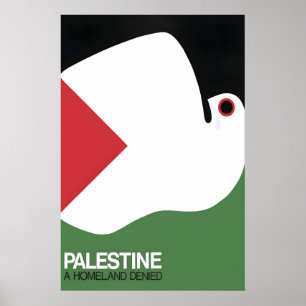 Affisch Palestina - ett hemland nekad