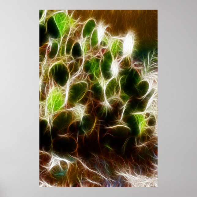 Affisch- Prickly Pear Kaktus Poster (Framsidan)