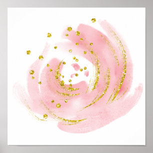 Affisch Rosa Rosknopp