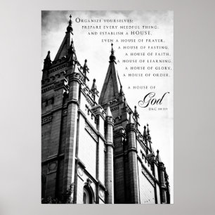 Affisch-SLC LDS tempel 3 Poster