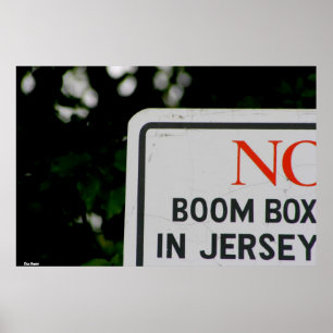 Affisch, "som ingen bang boxas i Jersey ", Poster