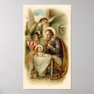 Affisch: St Joseph Nativity Poster
