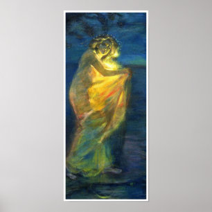 Affisch/tryck: Kvinna som bekläs med solen Poster