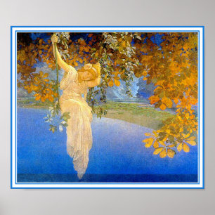 Affisch/tryck: Reveries - vid Maxfield Parrish Poster