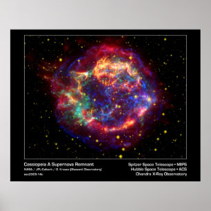 Affisch/tryck: Supernova - Cassiopeiautrymme Poster