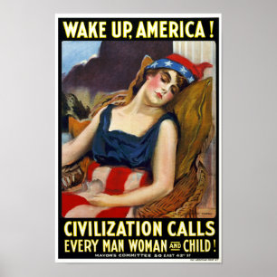 Affisch/tryck: Vak upp Amerika Poster
