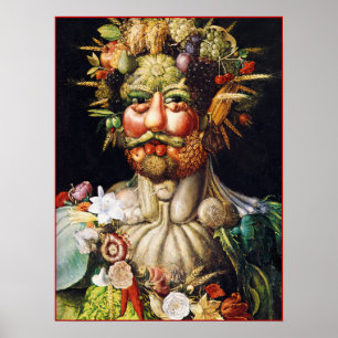 Affisch/tryck: Vertumnus (porträtt av Rudolf II) Poster
