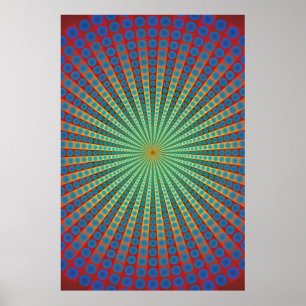 Affisch: Tunnel av Spheres: Psychedelic konst Poster