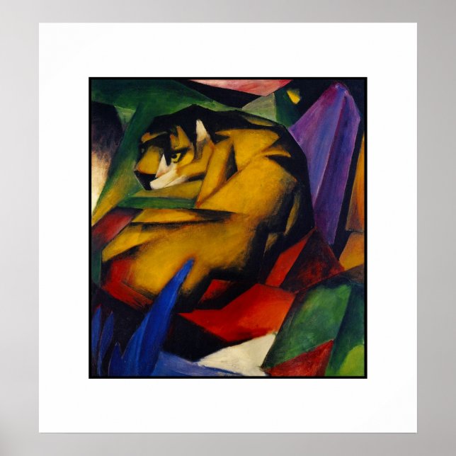 Affisch Vintage Art The Tiger (Framsidan)