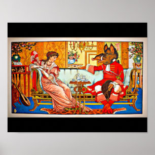 Affisch-Vintage Illustration-Walter kran 59 Poster