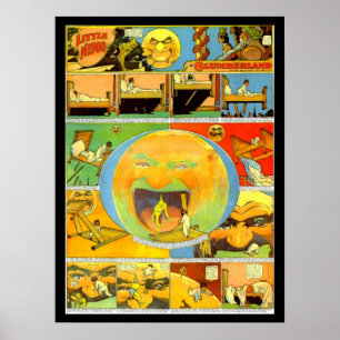 Affisch-Vintage Tecknad-Lite Nemo 21 Poster