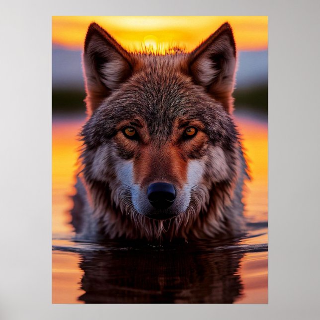 Affisch Yellowstone Varg (Framsidan)