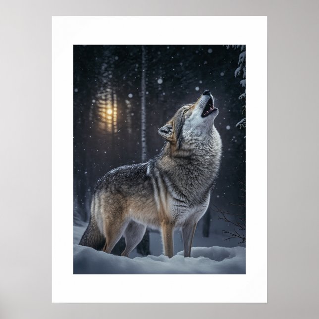 Affisch Yellowstone Varg (Framsidan)