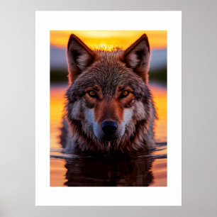 Affisch Yellowstone Varg