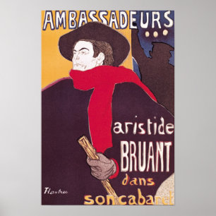 Affischadvertizing Aristide Bruant Poster