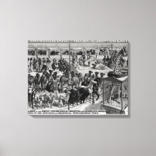 Affischadvertizing, 'Barnumen och borggården Canvastryck