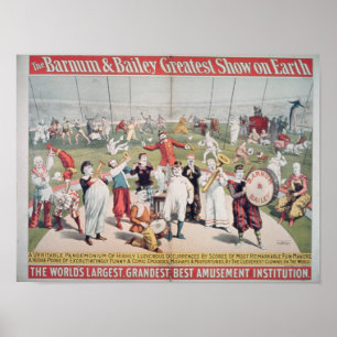 Affischadvertizing Barnumen Poster