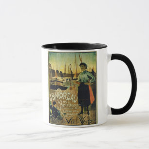 Affischadvertizing "Croix de Tävla" som göras av Mugg