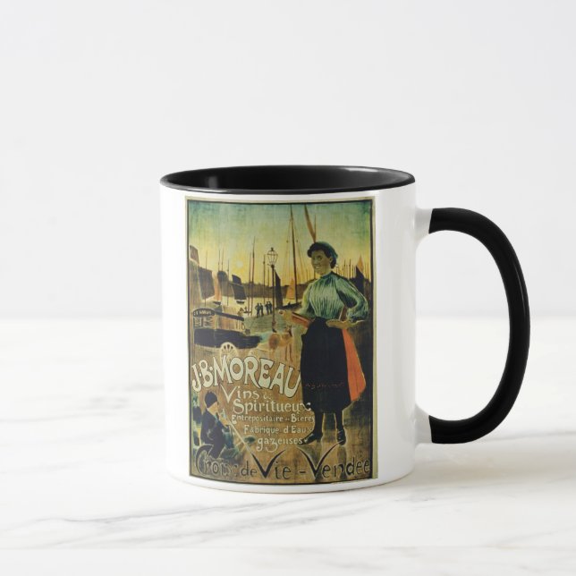 Affischadvertizing "Croix de Tävla" som göras av Mugg (Höger)