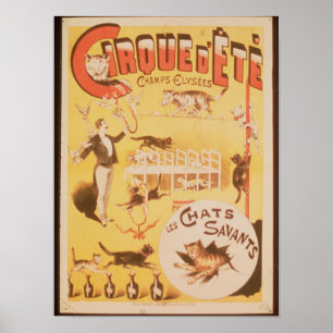 Affischadvertizing den Cirque d'Eten i Poster