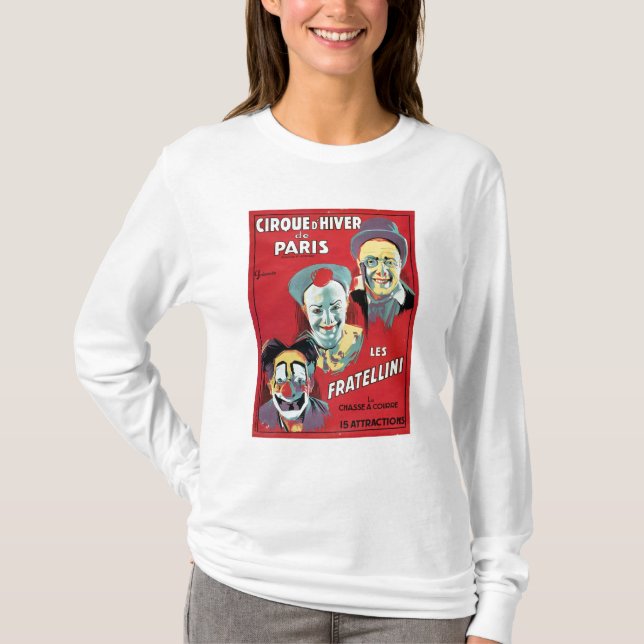 Affischadvertizing 'den Cirque d'Hiveren de Tee Shirt (Framsida)