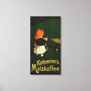 Affischadvertizing för 'Kathreiners Malt Coffee Canvastryck