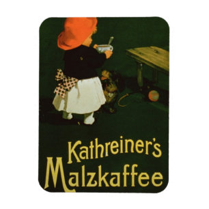 Affischadvertizing för 'Kathreiners Malt Coffee Magnet