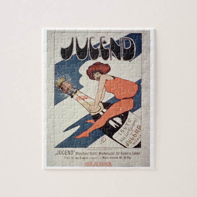 Affischadvertizing 'Jugend, illustrerad veckoMag Pussel (Vertikal)