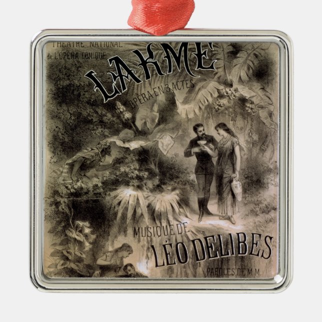 Affischadvertizing 'Lakme Julgransprydnad Metall (Framsidan)