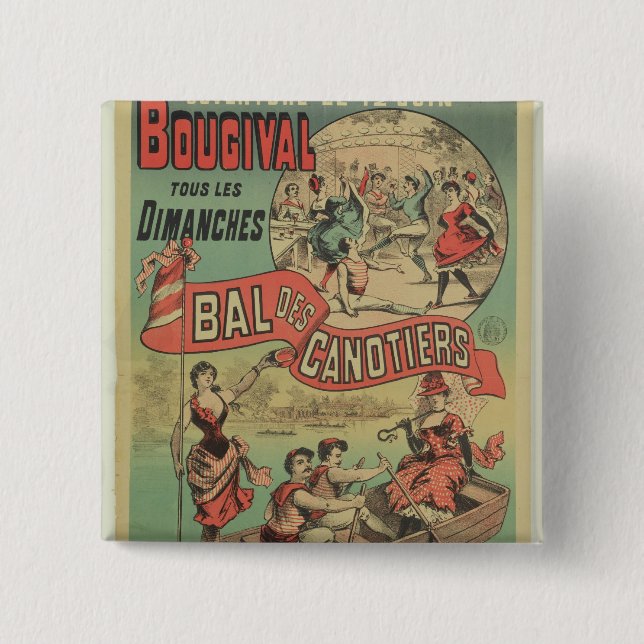 Affischadvertizing 'Le Bal des Canotiers Knapp (Framsida)