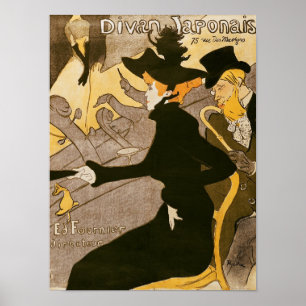 Affischadvertizing "Le Divan Japonais", 1892 Poster
