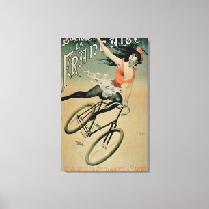 Affischadvertizing "Societe La Francaise", Paris ( Canvastryck