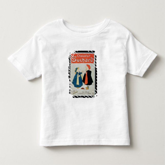 Affischadvertizing "Suchard choklad" (tänd färg Tee Shirt (Framsida)
