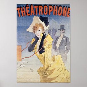 Affischadvertizing 'Theatrophone'en Poster