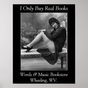 affischbokhandel som rullar West Virginia Poster