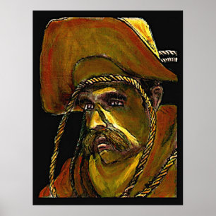 AffischCowboy med repet Poster