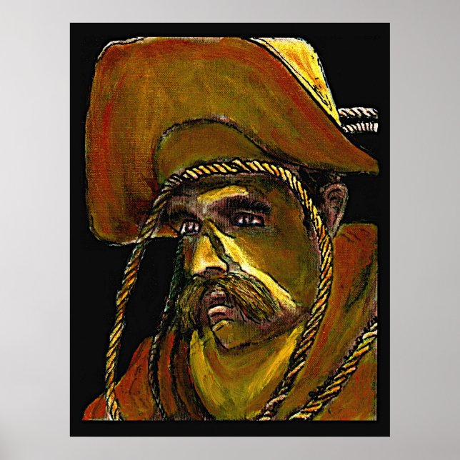 AffischCowboy med repet Poster (Framsidan)