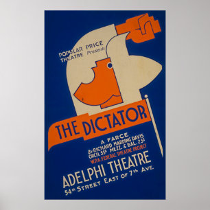 Affischen för diktatorfar 1940 WPA Poster