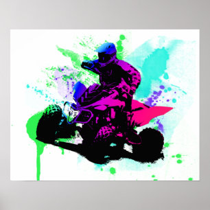 affischen för splatteren 20x16 Halv-Kommenterar Poster