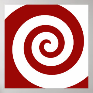 Affischen Hypno spiral, ändrar formatet, tillfogar Poster