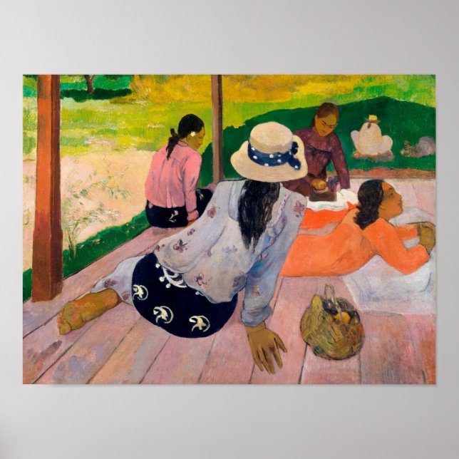 AffischenSiestan (ca. 1892–94) | Paul Gauguin Poster (Framsidan)