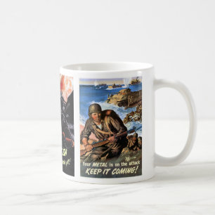 Affischer #1 för världskrig 2 kaffemugg