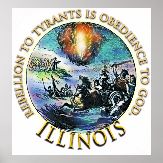 Affischer för Illinois Teaparty (Framsidan)
