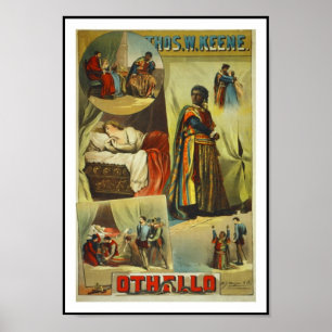 Affischer Teater Vintage "Othello"